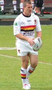 The rugby player Iestyn Harris