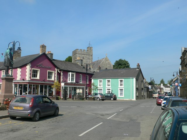 Tregaron the Town in Ceredigion, West Wales